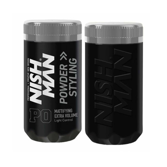 Nish Man Mattifying Hair Volumising Powder P0 (Light Hold) 20g