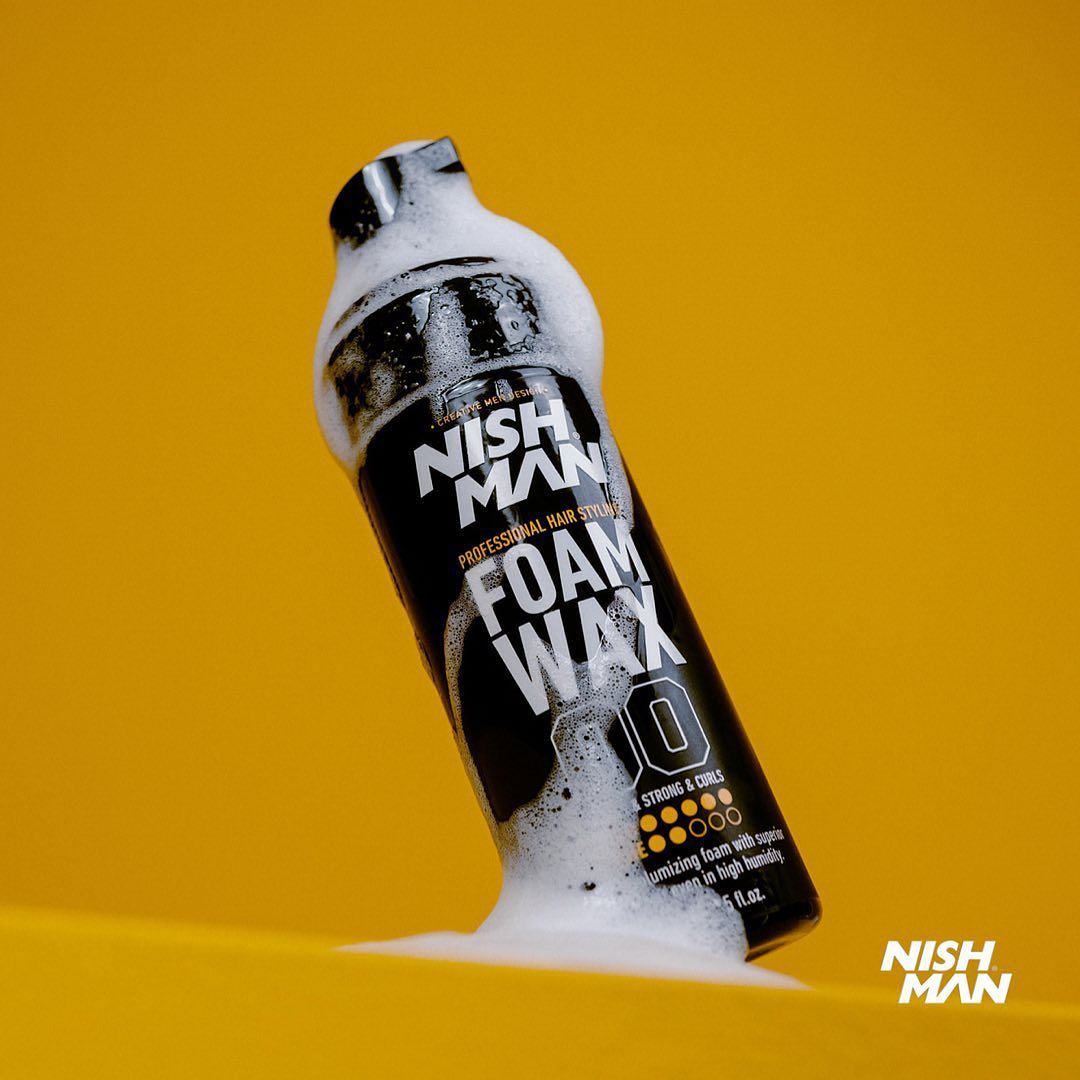 Nish Man Hair Styling Foam Wax 150ml