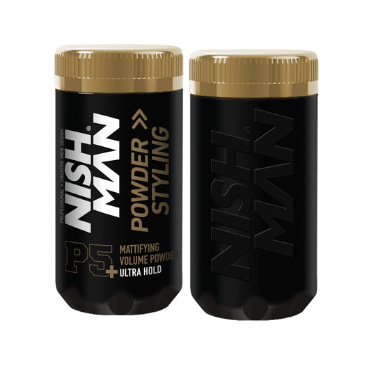Nish Man Mattifying Hair Volumising Powder P5+ (Extra Hold) 20g