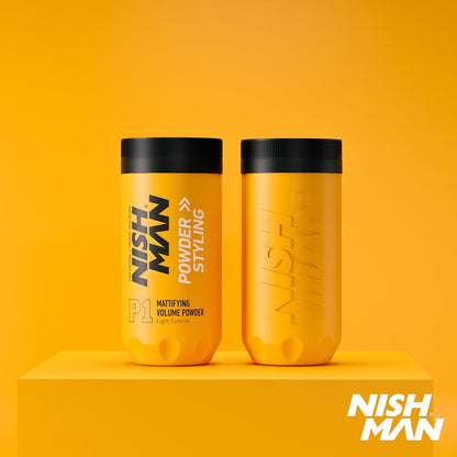 Nish Man Mattifying Hair Volumising Powder P1 (Regular Hold) 20g