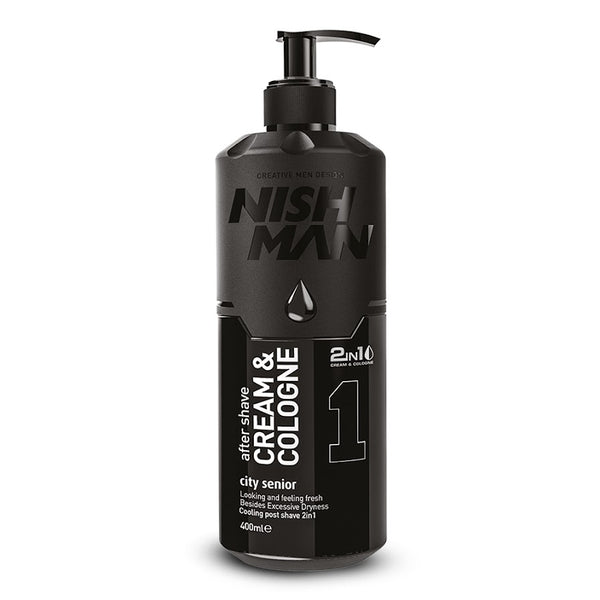 Nish Man After Shave CREAM Cologne City Senior 1 400ml