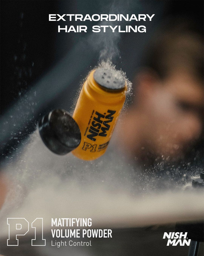 Nish Man Mattifying Hair Volumising Powder 20g